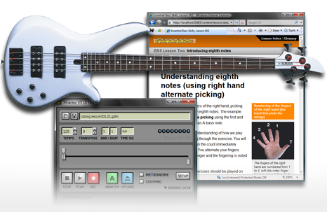 Guitar lessons screenshot